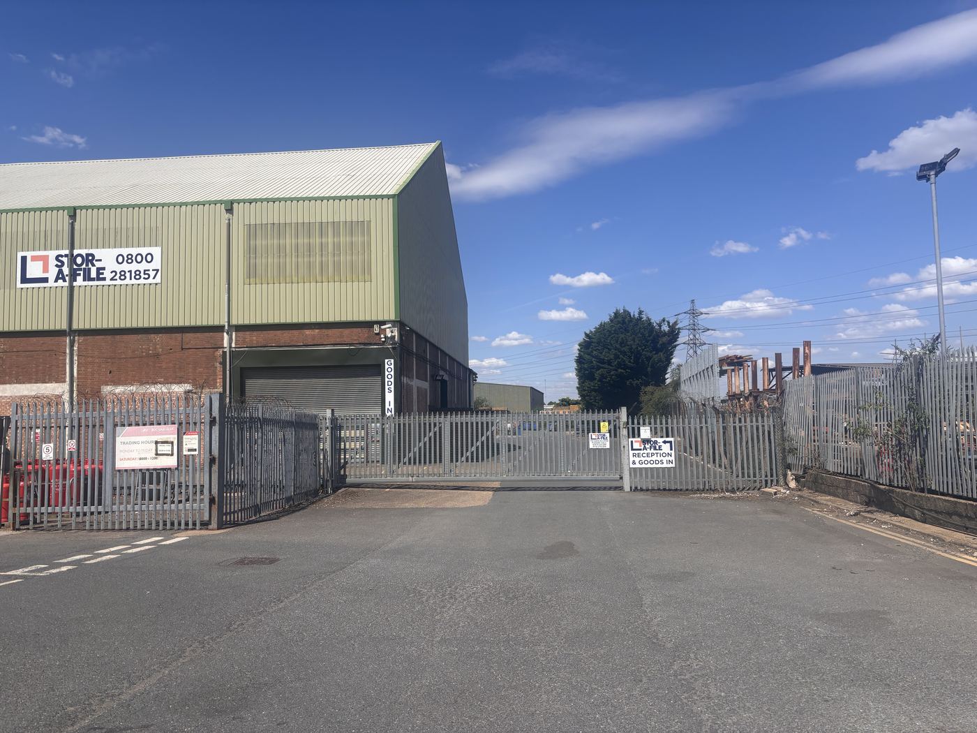 Stor-a-File secure storage facility